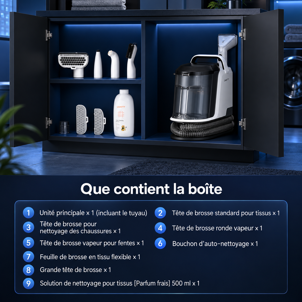 Shampouineuse Ravivea™ compacte 18 kPa