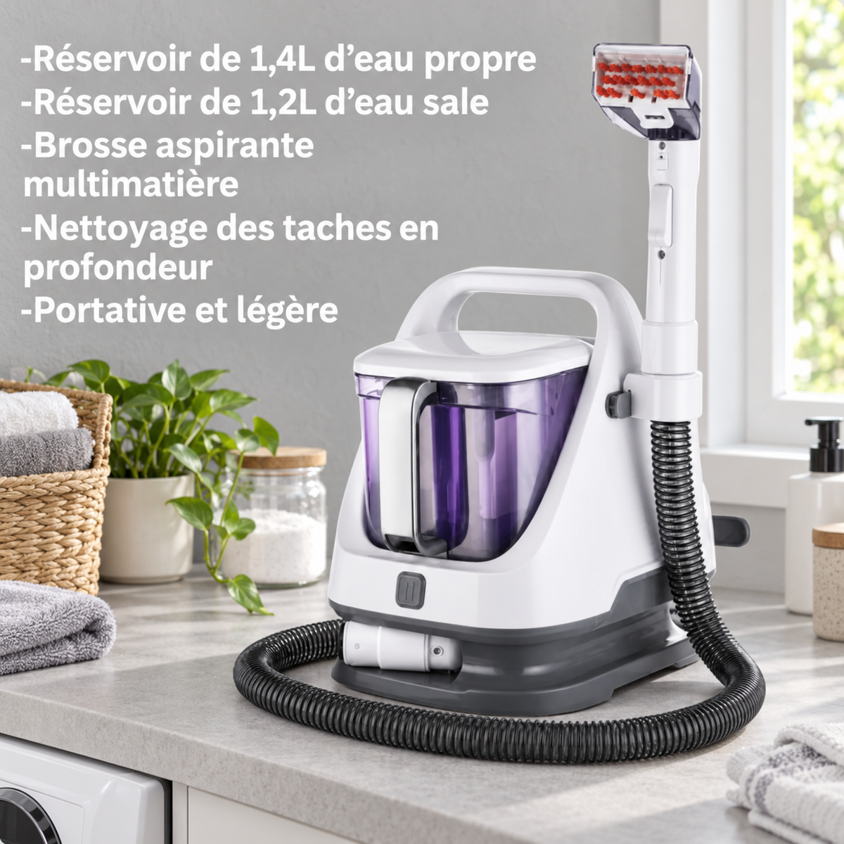 Shampouineuse Ravivea™ compacte 650 W