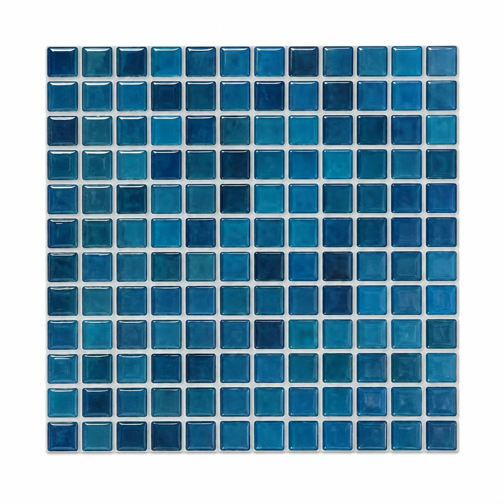 Mosaïca – Carrelage mural adhésif 3D bleu azur – vue principale