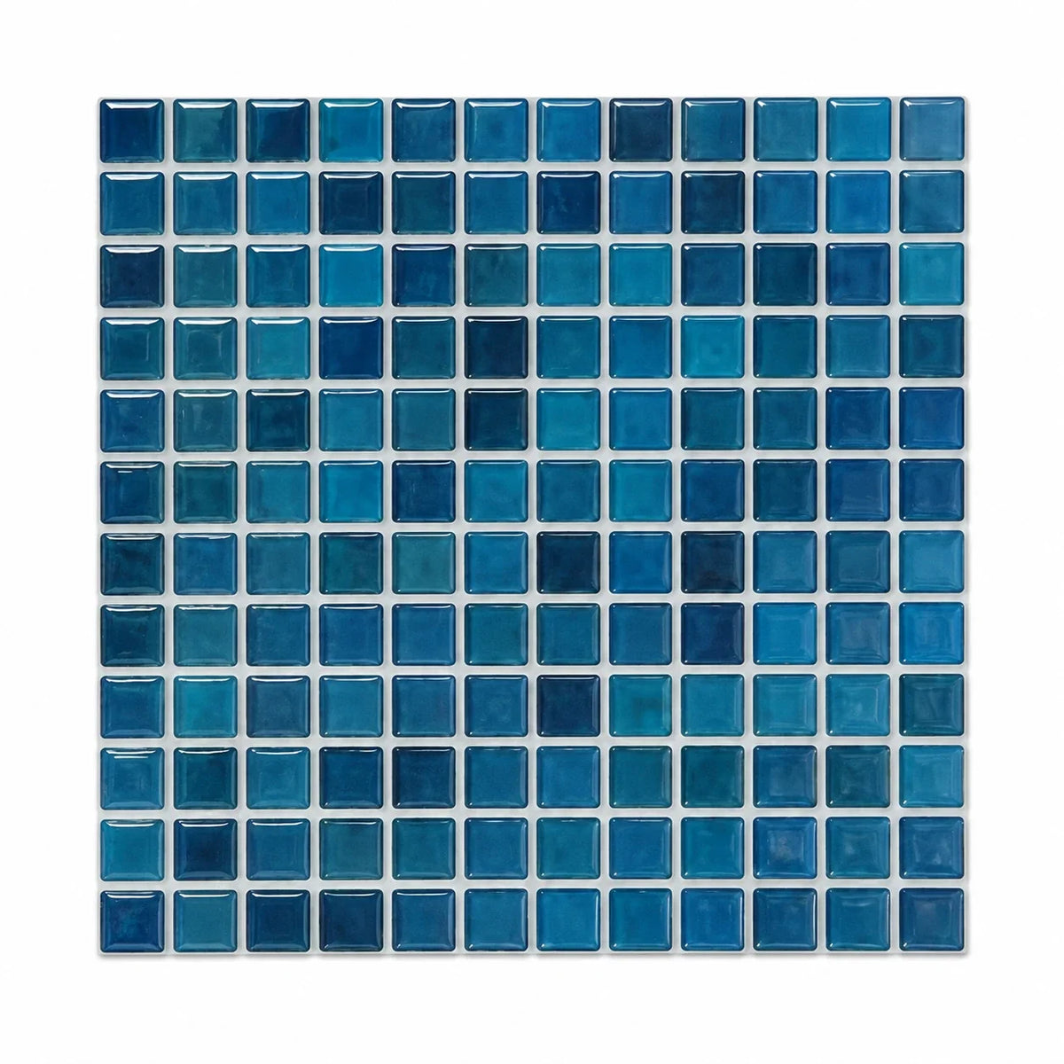 Mosaïca – Carrelage mural adhésif 3D bleu azur – vue principale