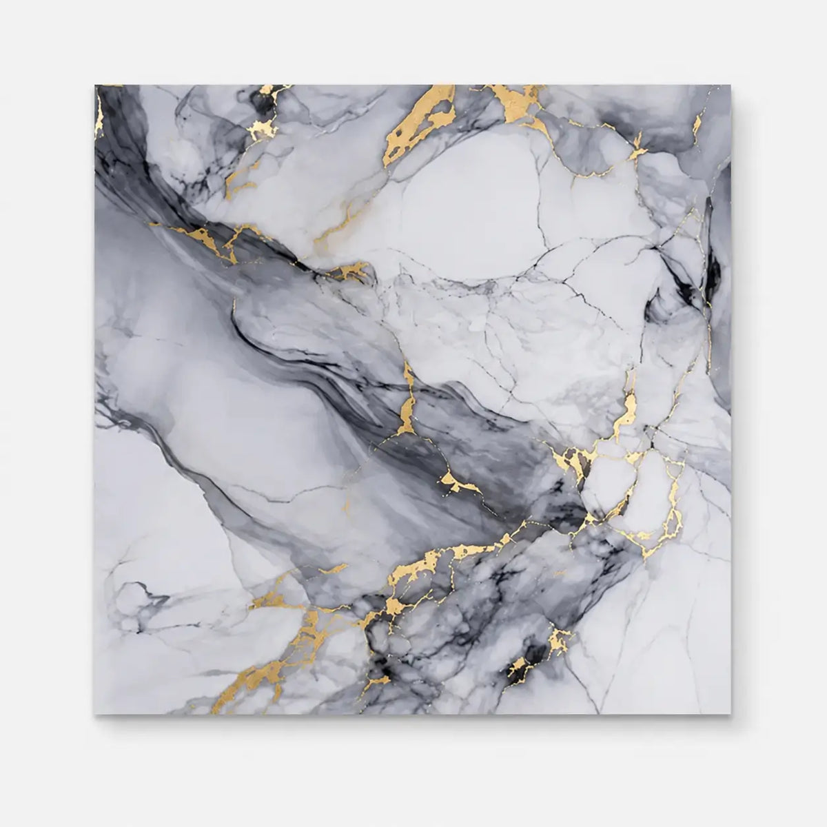 Minéra – Carrelage mural adhésif effet marbre gris doré – vue principale